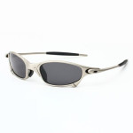 Oakley Juliet Sunglasses Rose Gold Frame Black Polarized Lenses