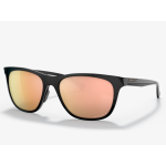 Oakley Leadline Sunglasses Polished Black Frame Prizm Rose Gold Polarized Lenses
