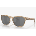 Oakley Manorburn Sunglasses Matte Sepia Frame Prizm Black Polarized Lenses
