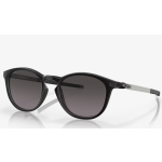 Oakley Pitchman Sunglasses Satin Black Frame Prizm Grey Gradient Lenses