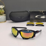 Oakley Racing Jacket Sunglasses Black Frame Prizm Ruby Lenses