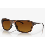 Oakley She's Unstoppable Sunglasses Matte Brown Tortoise Frame Brown Gradient Polarized Lenses