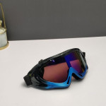 Oakley Ski Goggles Black Blue Frame Anti-fog Lenses