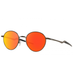 Oakley Terrigal Sunglasses Satin Pewter Frame Rizm Ruby Polarized Lenses