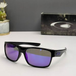 Oakley TwoFace Sunglasses Polished Black Frame Prizm Purple Polarized Lenses