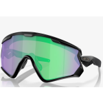 Oakley Wind Jacket 2.0 Sunglasses Matte Black Frame Prizm Road Jade Lenses