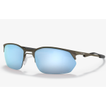 Oakley Wire Tap 2.0 Sunglasses Satin Lead Frame Prizm Deep Water Polarized Lenses