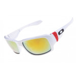 Oakley Big Taco sunglasses white / fire iridium