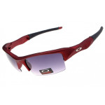 Oakley Flak Jacket sunglasses dark red