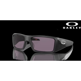 Oakley Heliostat Prizm Grey Lenses Matte Black Frame Sunglasses