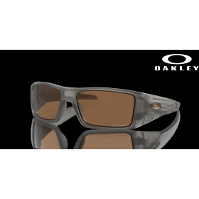 Oakley Heliostat Introspect Collection Prizm Bronze Lenses Grey Smoke Frame Sunglasses