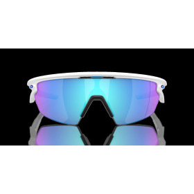 Oakley Sphaera Prizm Sapphire Polarized Lenses Matte White Frame Sunglasses