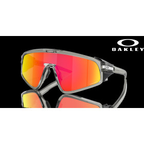 Oakley Latch Panel Prizm Ruby Lenses Grey Ink Frame Sunglasses