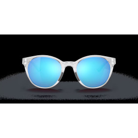 Oakley Spindrift Prizm Sapphire Lenses Matte Clear Frame Sunglasses