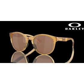 Oakley Spindrift Prizm Tungsten Polarized Lenses Light Curry Frame Sunglasses