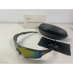 Oakley radar pitch sunglasses polished black / fire iridium