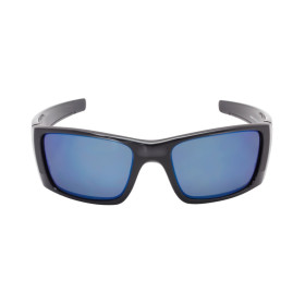 Oakley Men's Fuel Cell Black Frame Blue Lens Rectangular 60mm Polarized Sunglasses