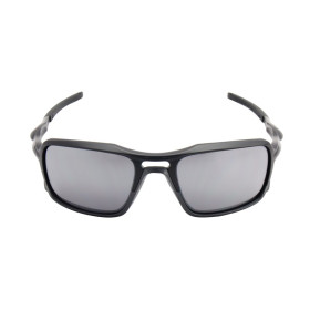 Oakley Men's Triggerman Black Frame Gray Lens Rectangular 59mm Sunglasses