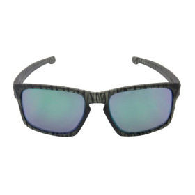 Oakley Men's Sliver Green Frame Green Lens Rectangular 57mm Sunglasses