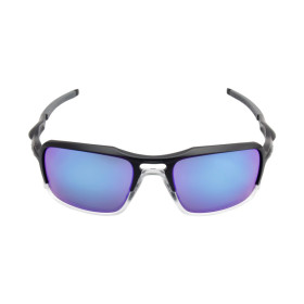 Oakley Men's Triggerman Black Frame Blue Lens Rectangular 59mm Polarized Sunglasses