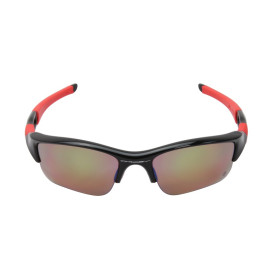 Oakley Men's Flak Black Frame Green Lens Rectangular 63mm Sunglasses