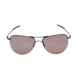 Oakley Men's Tailpin Black Frame Purple Lens Aviator 61mm Polarized Sunglasses
