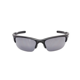 Oakley Men's Half Jacket 2.0 Black Frame Gray Lens Rectangular 62mm Sunglasses