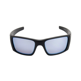 Oakley Unisex Fuel Cell Black Frame Blue Lens Rectangular 60mm Sunglasses