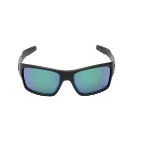 Oakley Men's Turbine Black Frame Green Lens Rectangular 65mm Sunglasses