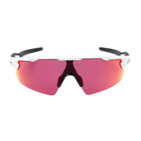Oakley Radar ev Pitch White Frame Purple Lens Shield Sunglasses