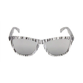 Oakley Unisex Frogskins Gray Frame Silver Lens Oval 55mm Sunglasses