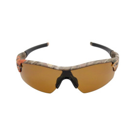 Oakley Men's Radar Green Frame Brown Lens Shield Sunglasses