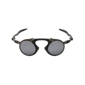 Oakley Unisex Madman Bronze Frame Gray Lens Round 42mm Polarized Sunglasses