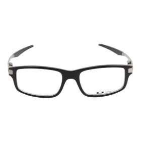 Oakley Unisex Trailmix Black Frame Transparent Lens Rectangular 54mm Glasses