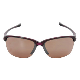 Oakley Women's UNSTOPPABLE Purple Frame Pink Lens Semi Rimless 65mm Sunglasses