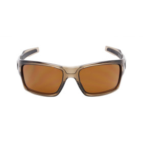 Oakley Men's Turbine Brown Frame Brown Lens Rectangular 63mm Sunglasses