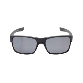 Oakley Men's Twoface Black Frame Gray Lens Rectangular 60mm Polarized Sunglasses