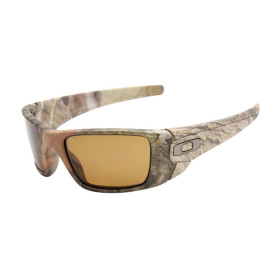 Oakley Men's Fuel Cell Green Frame Brown Lens Rectangular 60mm Sunglasses