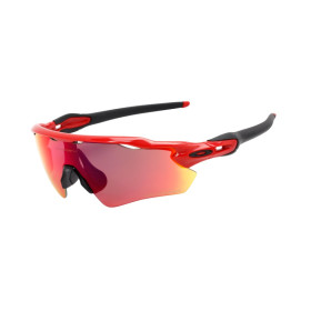 Oakley Radar ev Path Red Frame Purple Lens Shield Sunglasses