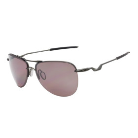 Oakley Men's Tailpin Black Frame Purple Lens Aviator 61mm Polarized Sunglasses