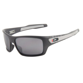 Oakley Men's Turbine Gray Frame Gray Lens Rectangular 65mm Sunglasses