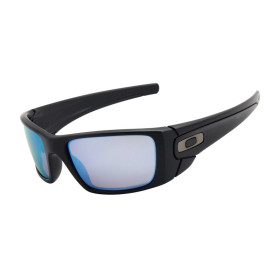 Oakley Unisex Fuel Cell Black Frame Blue Lens Rectangular 60mm Sunglasses