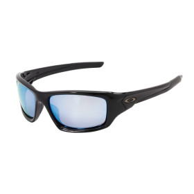 Oakley Men's Valve Black Frame Blue Lens Rectangular 60mm Polarized Sunglasses
