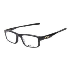 Oakley Unisex Voltage Black Frame Transparent Lens Rectangular 53mm Glasses