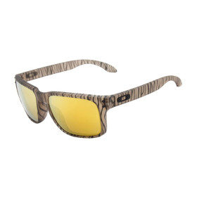 Oakley Unisex Holbrook Brown Frame Yellow Lens Rectangular 55mm Sunglasses