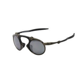 Oakley Unisex Madman Bronze Frame Gray Lens Round 42mm Polarized Sunglasses