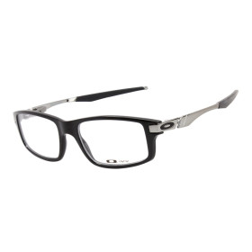 Oakley Unisex Trailmix Black Frame Transparent Lens Rectangular 54mm Glasses