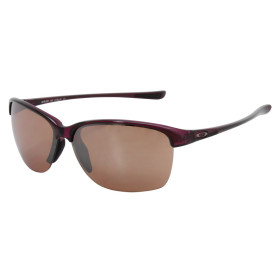 Oakley Women's UNSTOPPABLE Purple Frame Pink Lens Semi Rimless 65mm Sunglasses
