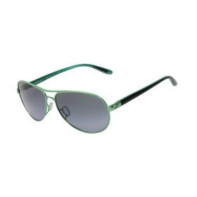 Oakley Unisex Feedback Green Frame Gray Lens Aviator 59mm Sunglasses