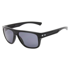 Oakley Men's BREADBOX Black Frame Gray Lens Rectangular 56mm Sunglasses